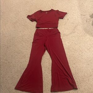 Aerie Offline & JoyLab Matching Wine Red Set